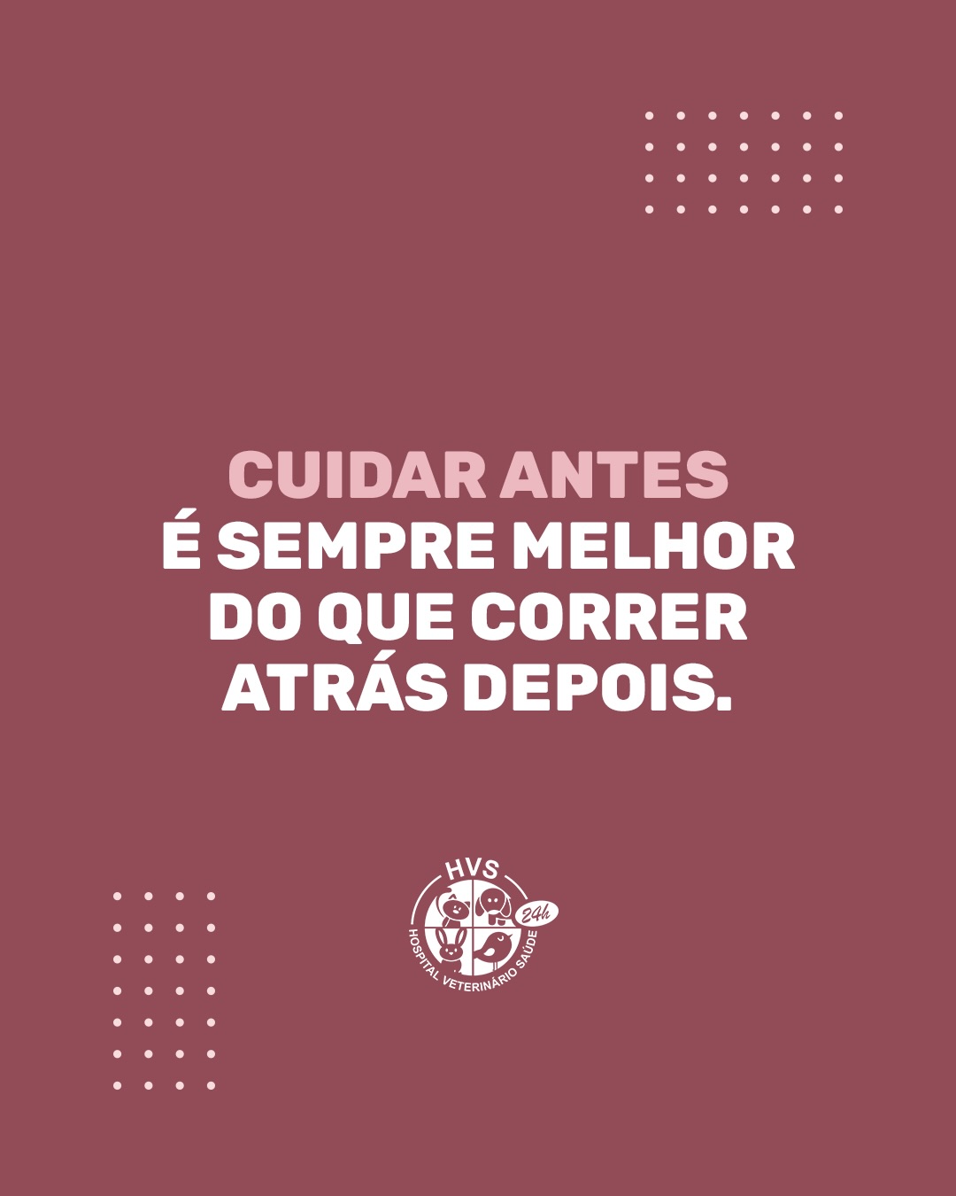 Assim como na medicina humana, a medicina veterinária também evoluiu muito.
Hoje sabemos que a prevenção é o caminho mais seguro para garantir saúde e longevidade para os animais.
Vacinas em dia, exames de rotina e acompanhamento veterinário ajudam a identificar alterações ainda no início.
Isso evita sofrimento para o animal e também tratamentos mais complexos no futuro.
Se você ama seu pet, inclua a saúde dele na sua rotina.
#VeterinariaPreventiva #HospitalVeterinarioSaude #CuidadoPet