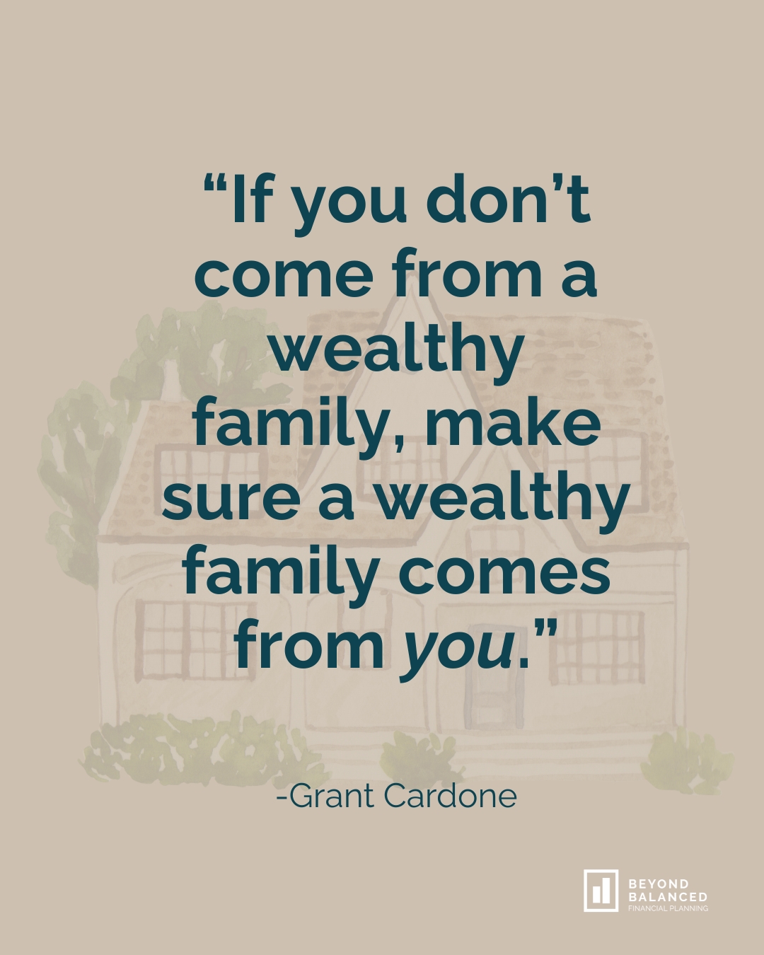 Wealth isn’t just about income, it’s about intention, discipline, and long-term strategy.
ㅤ
As a Certified Financial Planner™, I’ve seen firsthand that building generational wealth rarely comes from luck, It comes from consistent habits: living below your means, investing early and often, protecting your assets, and making decisions with the future in mind, not just the present.
ㅤ
You don’t need to start rich to finish wealthy. But you do need a plan.
ㅤ
The goal isn’t just financial success it’s creating options, stability, and opportunity for the people who come after you.
ㅤ
Start where you are. Stay consistent. Think generationally.
ㅤ
.
ㅤ
.
ㅤ
.
ㅤ
.
ㅤ
This is for educational purposes only and is not personalized financial or tax advice. Always consult a qualified professional regarding your specific situation.
ㅤ
#BeyondBalancedFinancial #FinancialPlanning #WealthBuilding #GenerationalWealth #MoneyMindset #Investing #FinancialFreedom #BuildWealth #PersonalFinance #WealthMindset #FinancialLiteracy #InvestSmart #LongTermThinking #FutureFocused #MoneyGoals #AssetBuilding #PassiveIncome #FinancialSecurity #SmartMoney #WealthCreation #LegacyBuilding #FinanceTips #MidlandTX #WestTexas #WomenInFinance